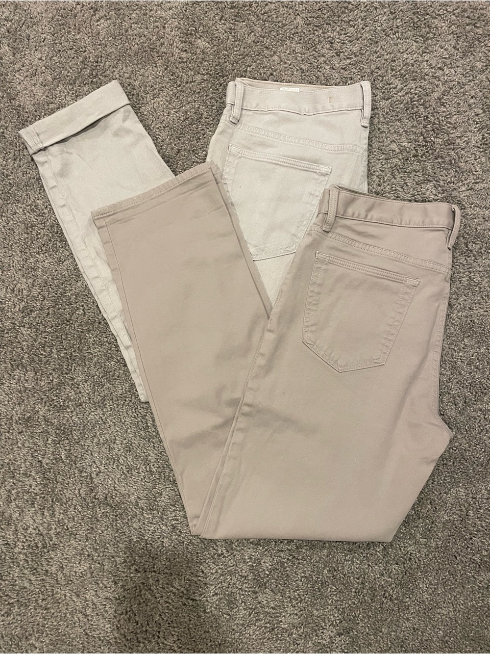 Banana Republic Men's Grey 5 Pocket Pants | 2 Pairs